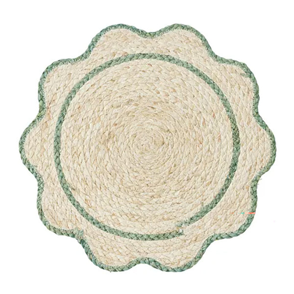 Sonny Husk Placemat Natural/Emerald