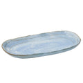 Acqua Ceramic Platter Blue Large