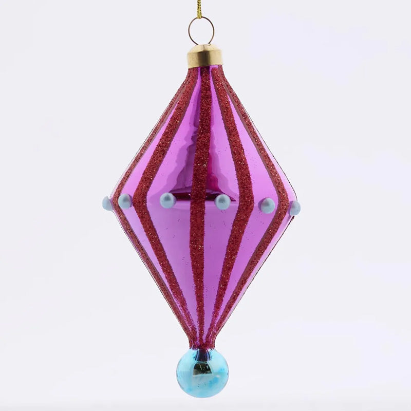 Carnivale Diamond Decoration Pink + Aqua