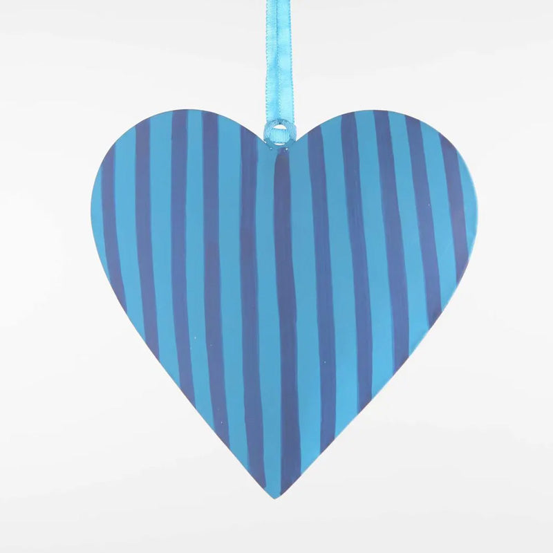 Heart Decoration Large Blue