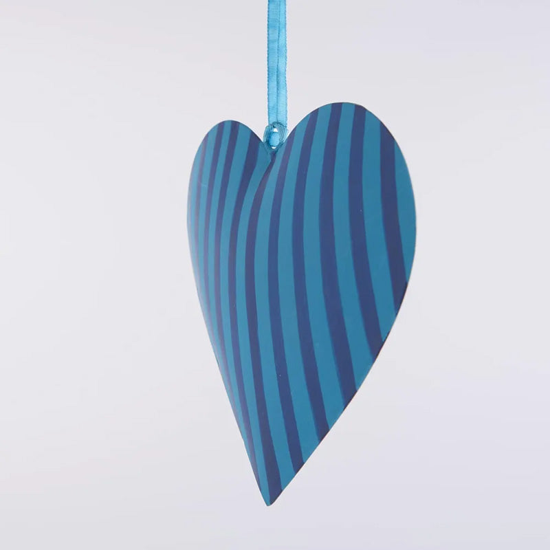 Heart Decoration Large Blue