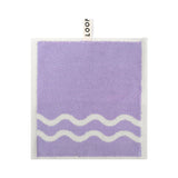 Find Face Washer Lilac/Ivory Wave - Loop Home at Bungalow Trading Co.