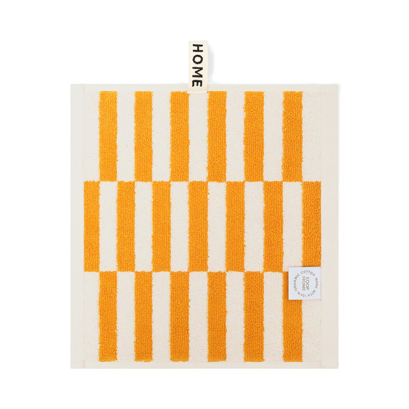 Find Face Washer Saffron/Ivory Offset - Loop Home at Bungalow Trading Co.