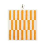 Find Face Washer Saffron/Ivory Offset - Loop Home at Bungalow Trading Co.