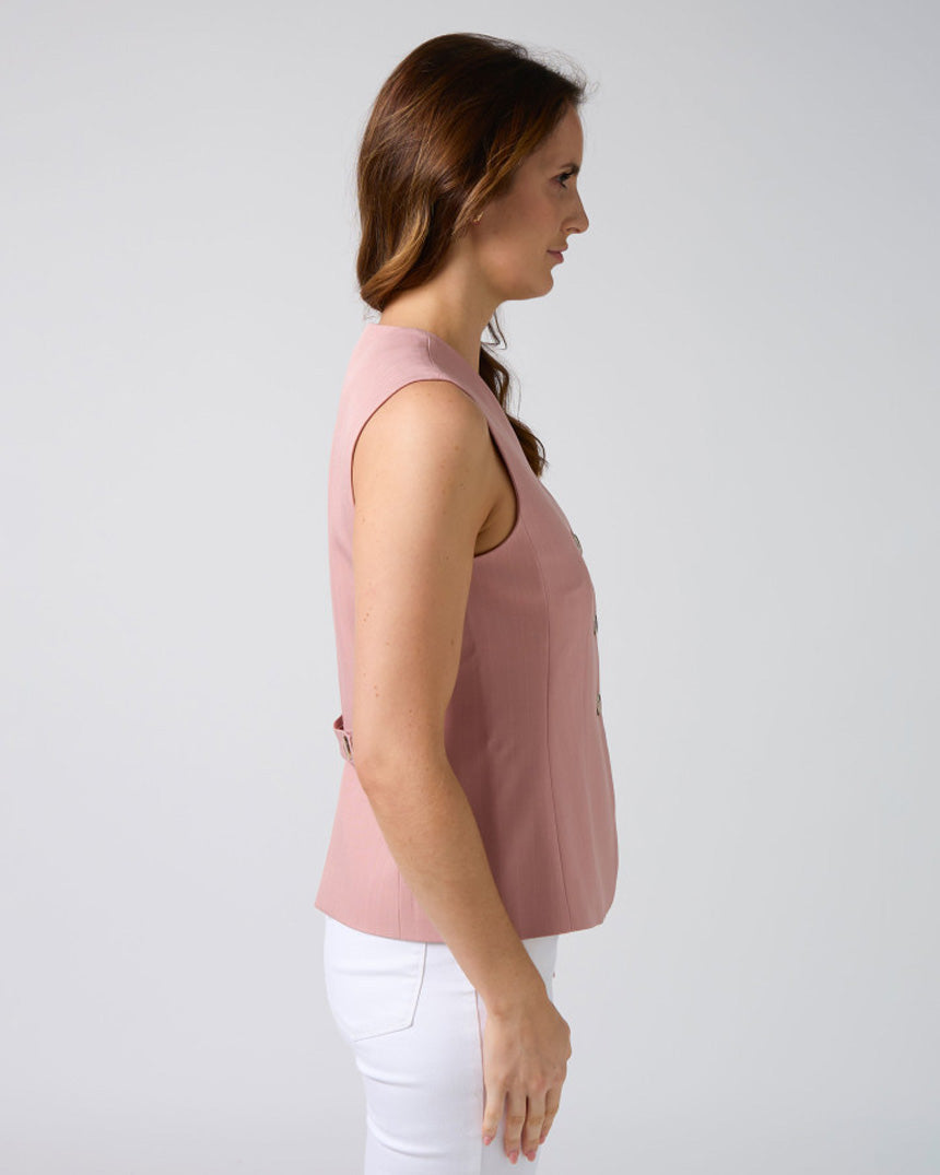 Farah Vest Rose
