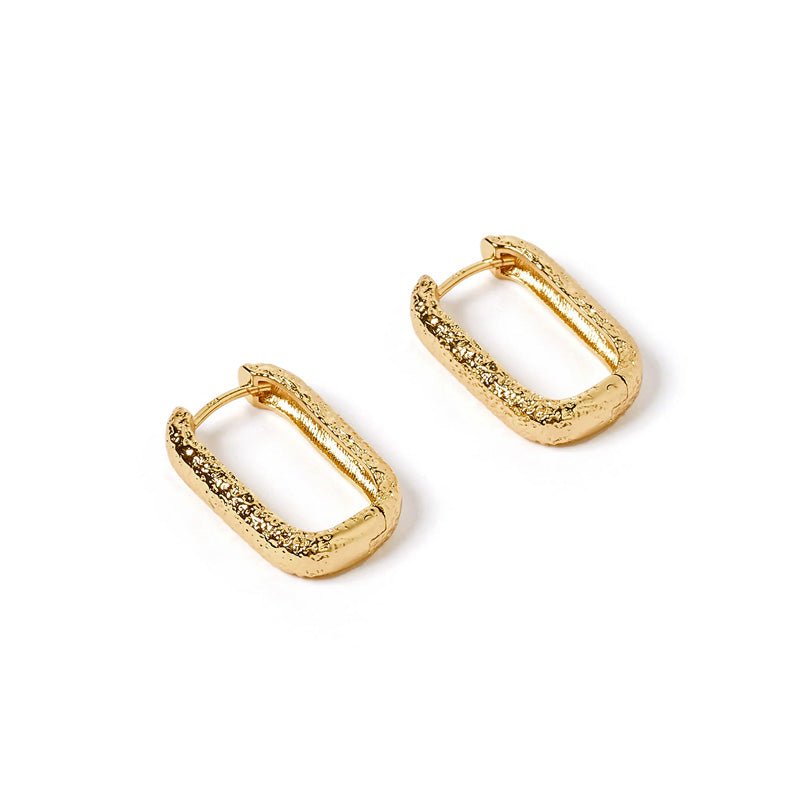 Find Farrah Gold Link Earrings - Arms of Eve at Bungalow Trading Co.