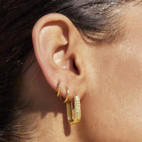 Find Farrah Gold Link Earrings - Arms of Eve at Bungalow Trading Co.