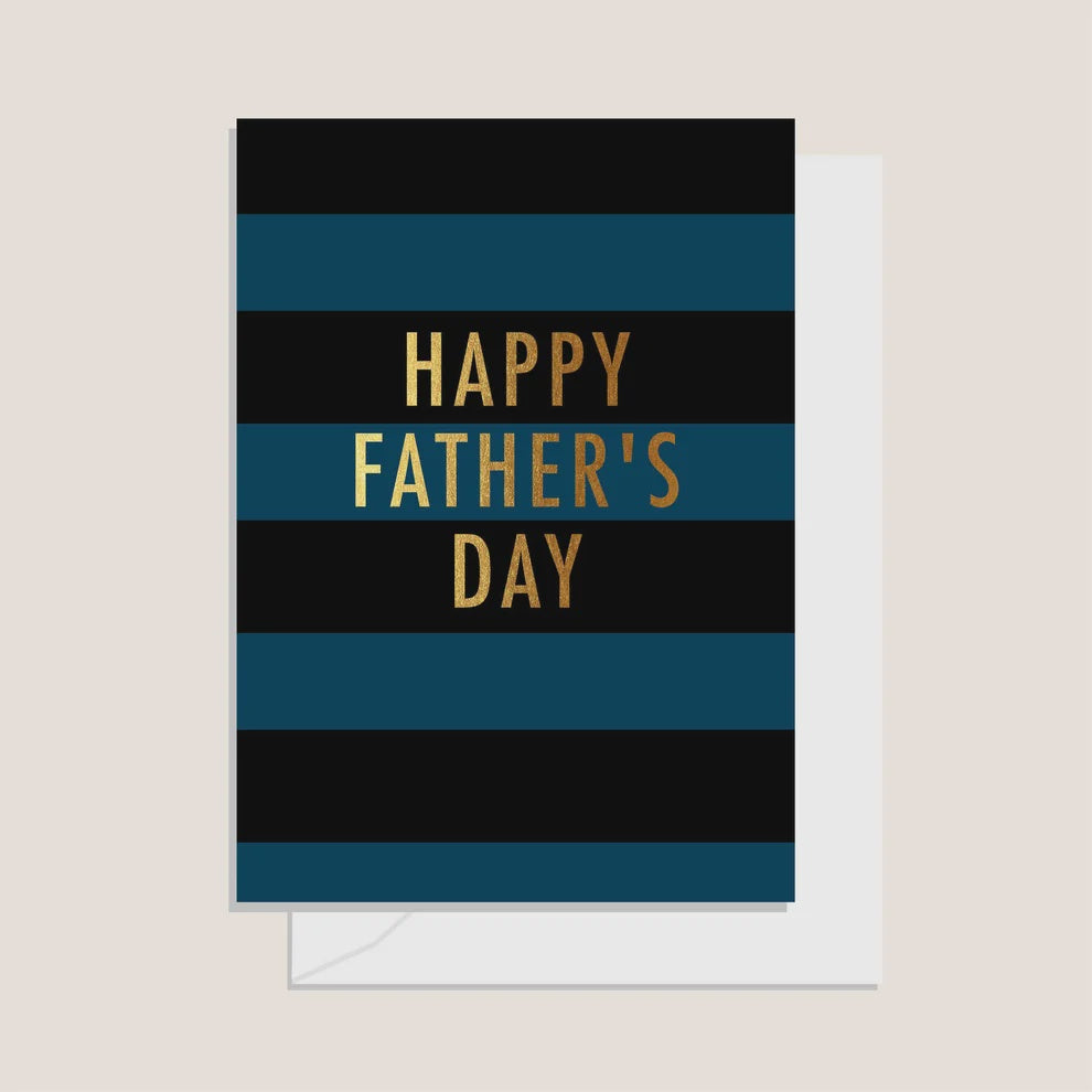 Father Oxford Stripe Card
