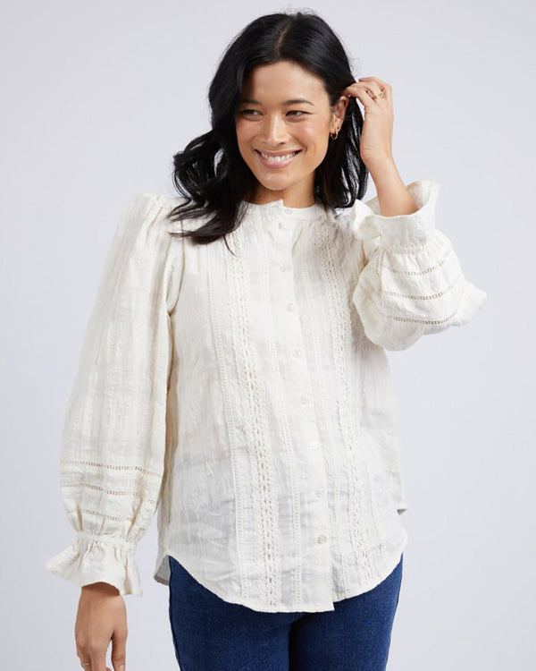 Find Fennel Shirt Pearl - Elm at Bungalow Trading Co.