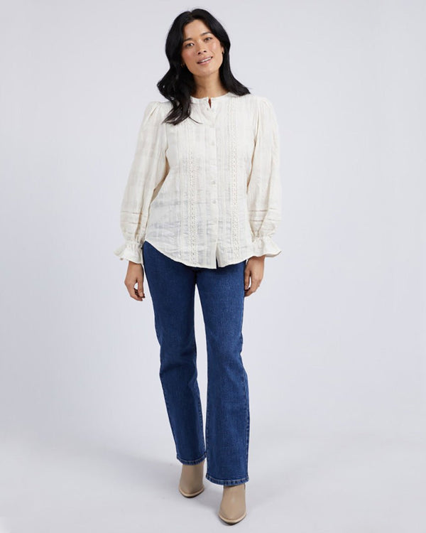 Find Fennel Shirt Pearl - Elm at Bungalow Trading Co.