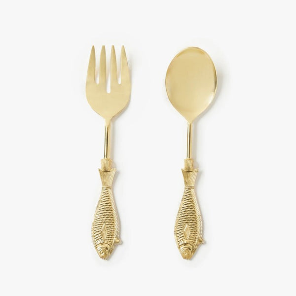 Find Fish Salad Servers Set of 2 - Bonnie & Neil at Bungalow Trading Co.