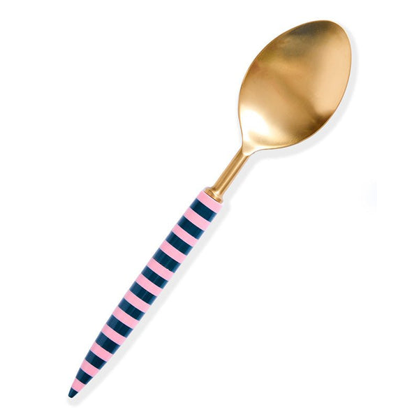 Find Florence Stripe Brasserie Serving Spoon - Kip & Co at Bungalow Trading Co.