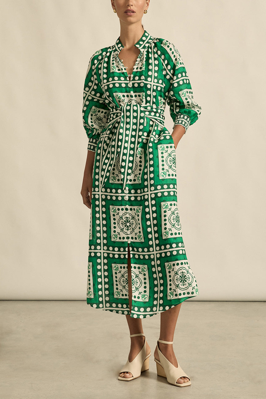 Flourish Dress Parrot Scarf