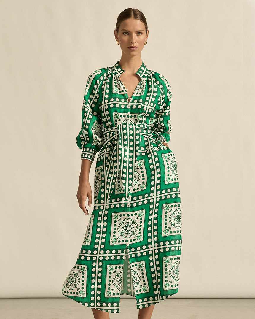 Flourish Dress Parrot Scarf