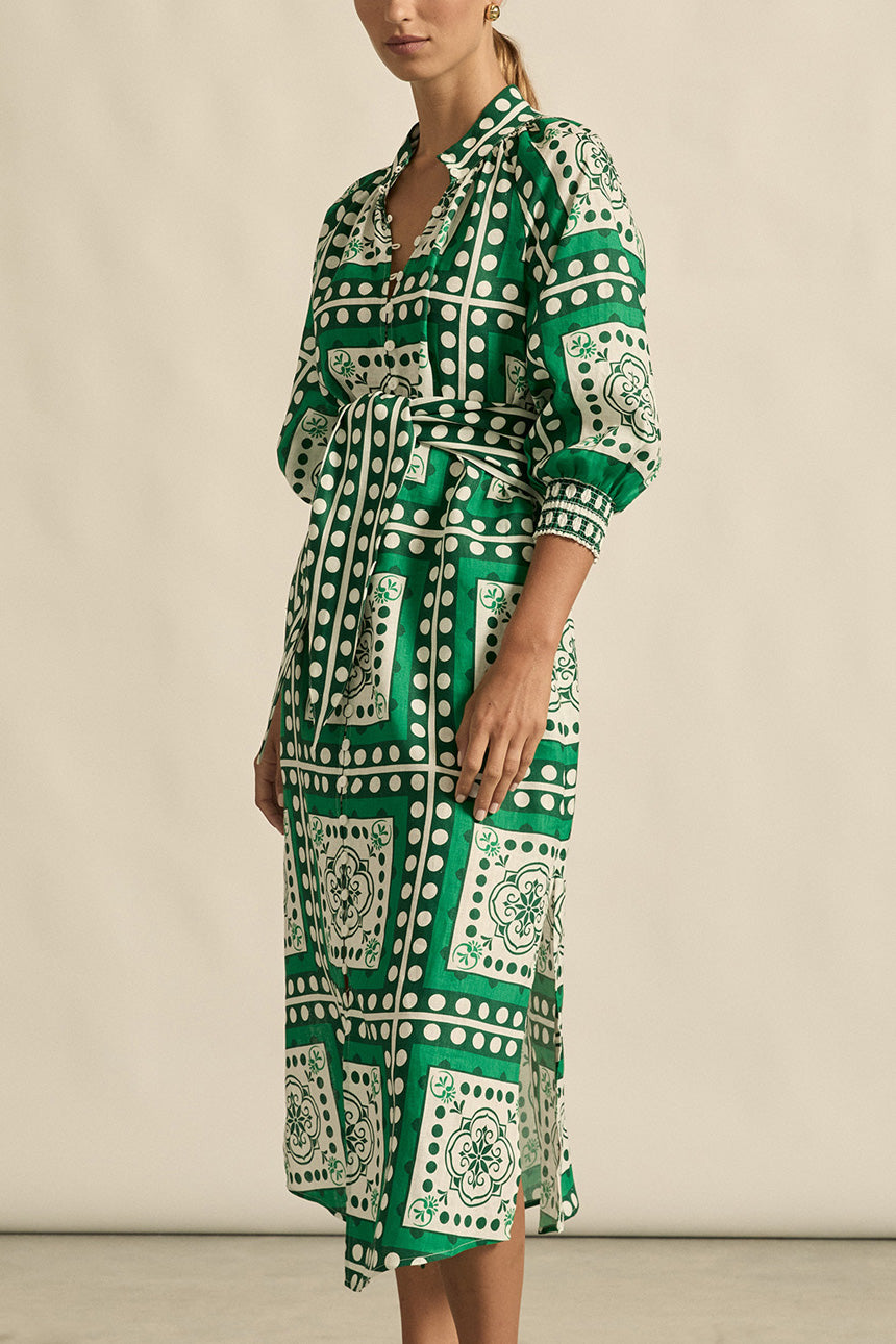 Flourish Dress Parrot Scarf