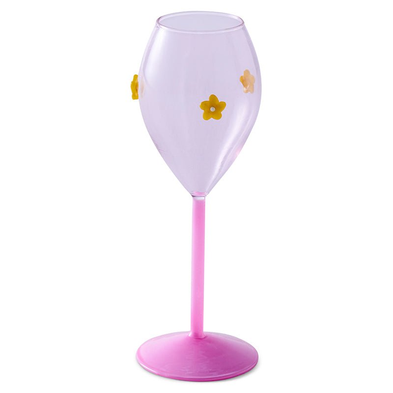 Find Flower Power Champagne Glass Set of 2 - Kip & Co at Bungalow Trading Co.