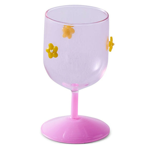 Find Flower Power Wine Glasses Set of 2 - Kip & Co at Bungalow Trading Co.