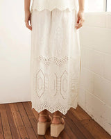 Find Fond Skirt Cream Broderie - Zoe Kratzmann at Bungalow Trading Co.