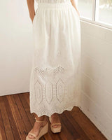 Find Fond Skirt Cream Broderie - Zoe Kratzmann at Bungalow Trading Co.