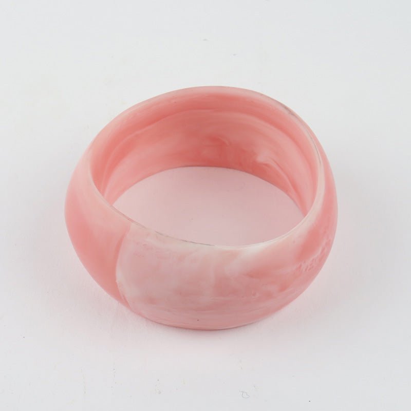 Find Franny Resin Bangle Peach - Moose and Meg at Bungalow Trading Co.