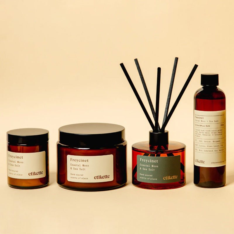 Find Freycinet Reed Diffuser 200ml - Etikette at Bungalow Trading Co.