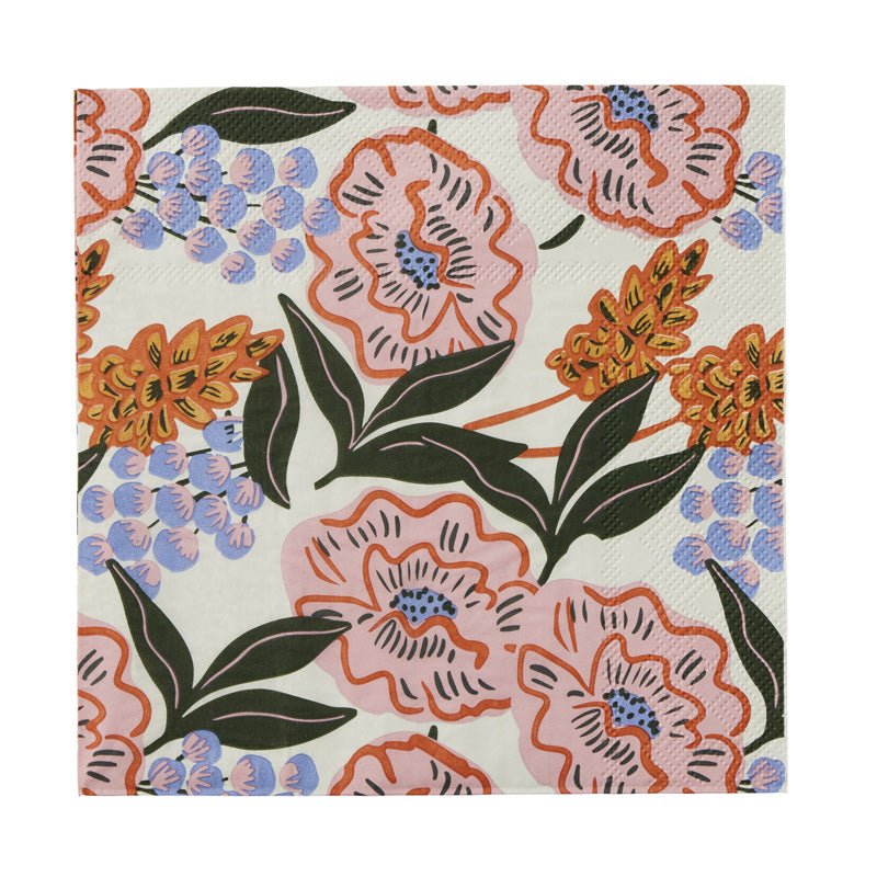 Find Frida Floral Napkins Pack of 20 - Coast to Coast at Bungalow Trading Co.