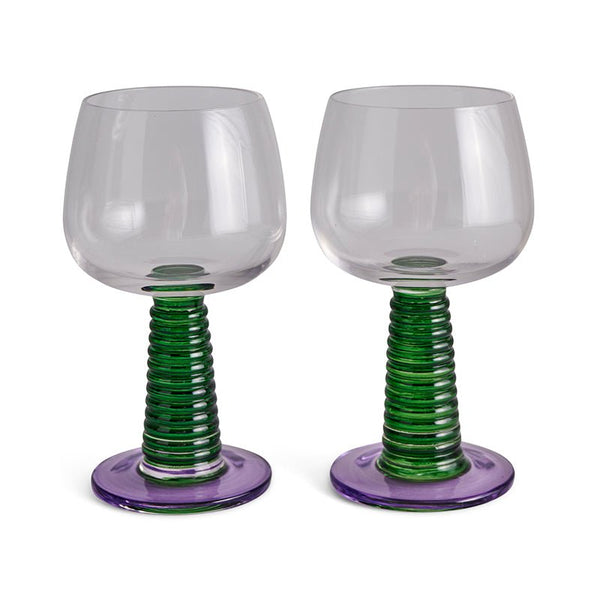 Find Garden Party Stalk Wine Glass Set of 2 - Kip & Co at Bungalow Trading Co.