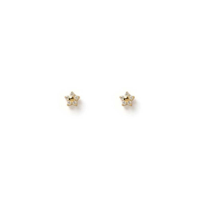 Find Gardenia Stud Earrings Stone - Arms of Eve at Bungalow Trading Co.