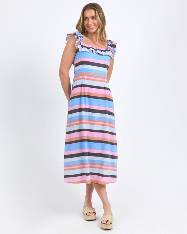 Find Gazelle Stripe Dress - Foxwood at Bungalow Trading Co.