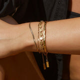 Find Genevieve Gold Bracelet - Arms of Eve at Bungalow Trading Co.