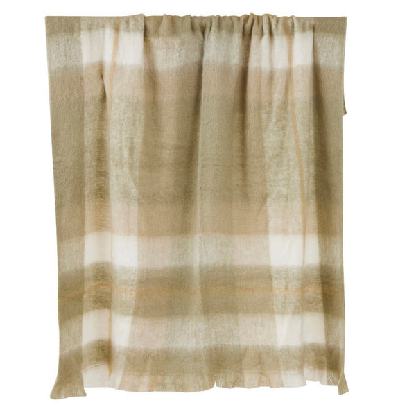 Find Gertrude Wool Blend Throw Sage - Coast to Coast at Bungalow Trading Co.