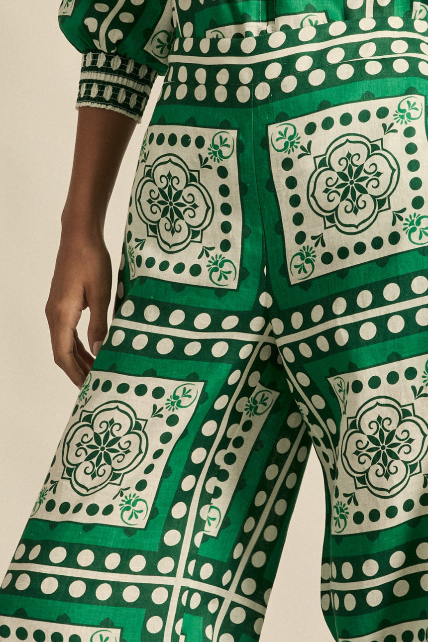 Gesture Pant Parrot Scarf