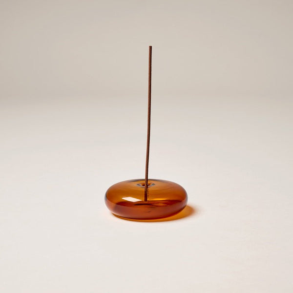 Find Glass Incense Holder Amber - This Is Incense at Bungalow Trading Co.