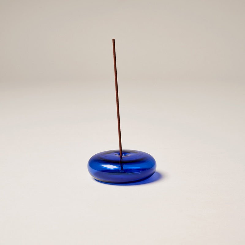 Find Glass Incense Holder Cobalt - This Is Incense at Bungalow Trading Co.