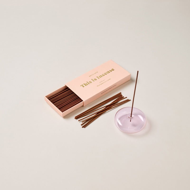 Find Glass Incense Holder Pink - This Is Incense at Bungalow Trading Co.