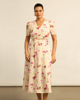 Glimmer Dress Watercolour Bloom