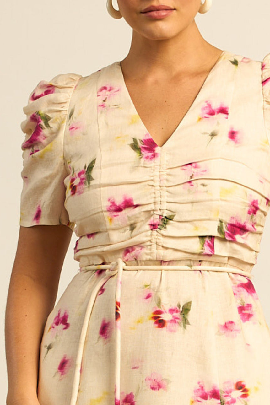 Glimmer Dress Watercolour Bloom