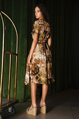 Find Gold, Gold Heart Dress Gilt - Coop by Trelise Cooper at Bungalow Trading Co.