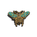 Green Bee Brooch