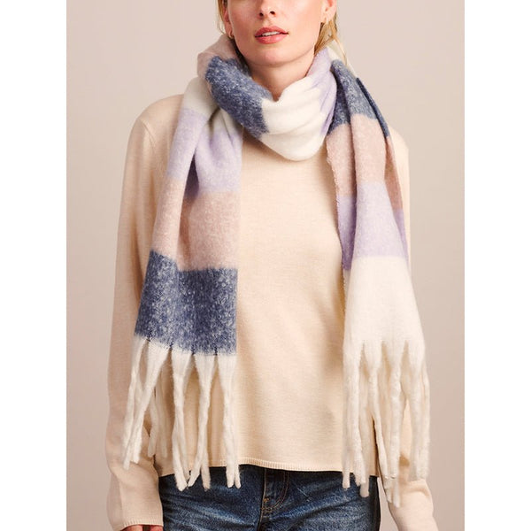 Find Gstaad Scarf Lilac - Tiger Tree at Bungalow Trading Co.