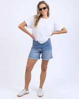 Find Habitat Tee White - Foxwood at Bungalow Trading Co.