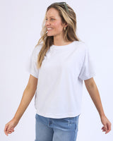 Find Habitat Tee White - Foxwood at Bungalow Trading Co.