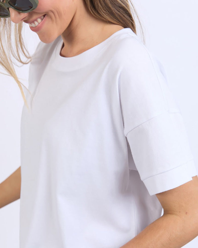 Find Habitat Tee White - Foxwood at Bungalow Trading Co.