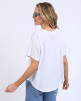 Find Habitat Tee White - Foxwood at Bungalow Trading Co.