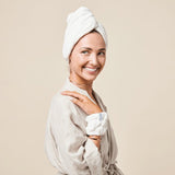 Find Hair Turban Spa White - Polso at Bungalow Trading Co.