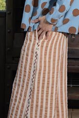 Find Half Cut Pant Coffee Stripe - Curate by Trelise Cooper at Bungalow Trading Co.