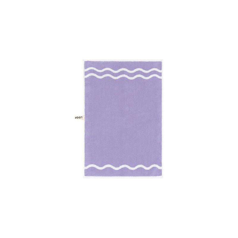 Find Hand Towel Lilac/Ivory Wave - Loop Home at Bungalow Trading Co.