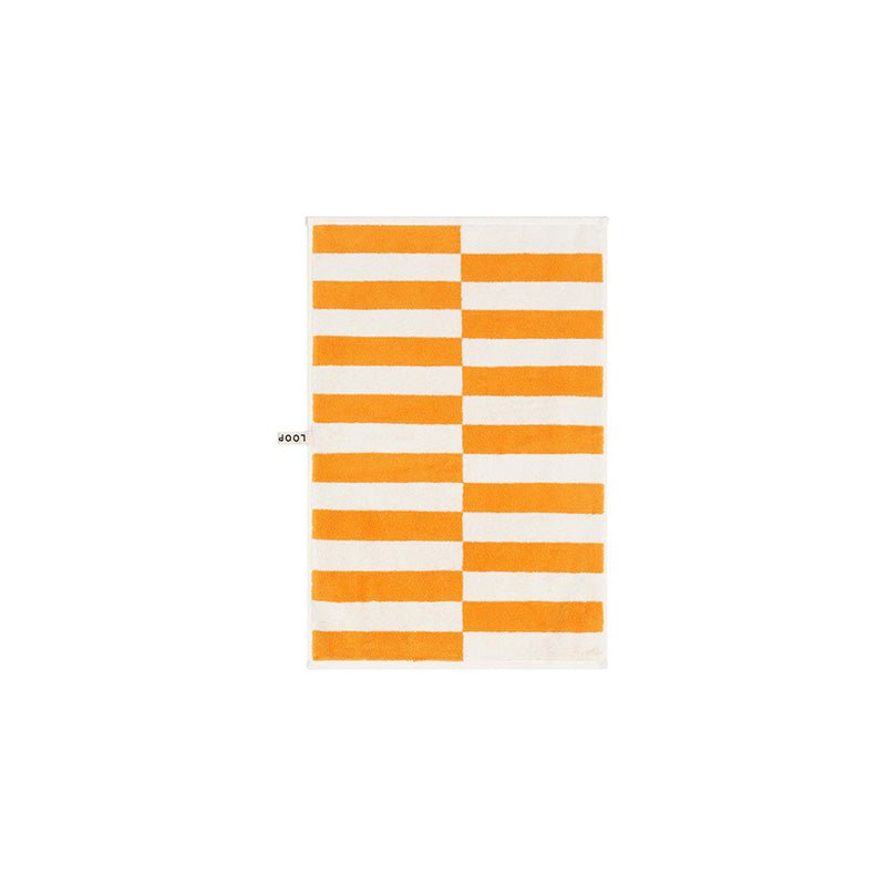 Find Hand Towel Saffron/Ivory Offset - Loop Home at Bungalow Trading Co.