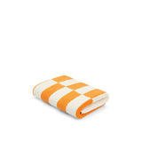 Find Hand Towel Saffron/Ivory Offset - Loop Home at Bungalow Trading Co.