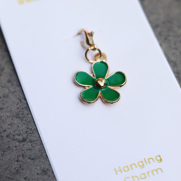 Find Hanging Charm Flower Green - Grace and James at Bungalow Trading Co.